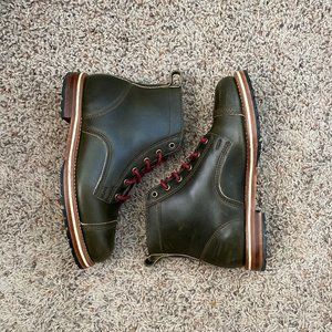 HELM Marion Olive Boot - Womens Size 7